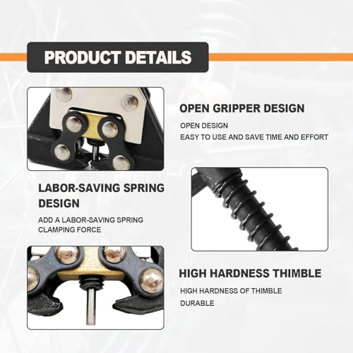 Image of Roller Chain Breaker Detacher Tool Fit for #25#35#41#40#50#60 415H, 428H, 520, 530 Roller Chain Motorcycle Bicycle Go Kart ATV Chains Replacement, Breaker /Cutter