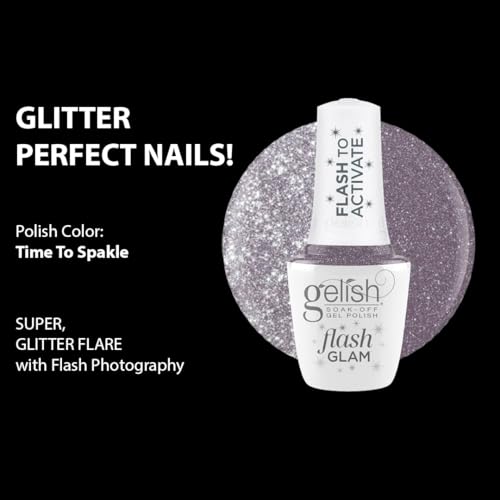 Gelish Flash Glam Glitter Gel Polish 0.5 Fl Oz miniatura 2