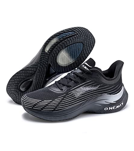 Image of ONEMIX Mens Marathon Running Racing Shoe Lightweight Breathable Road Running Shoes Training Tempo Sports Trainer Wings Armor