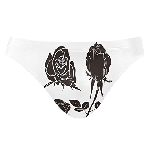 Fantazio Maillot de bain pour homme Rosebud Bikni Slip taille basse - - S