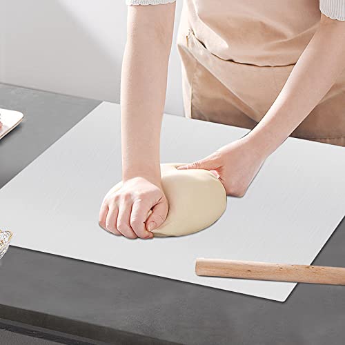 Kaichenyt Planche à Pétrir plan de Travail en Acier Inoxydable, Plan de Travail pour Pétrir des Pizzas et du Pain pour Cuisine pour Bar pour Restaurant 70 x 50 cm