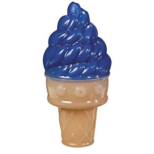 CP Mini Cooling Dog Toys Fun Summer Ice Cream Cone or Popsicle Choose Color & Shape(Blue Ice Cream Cone)