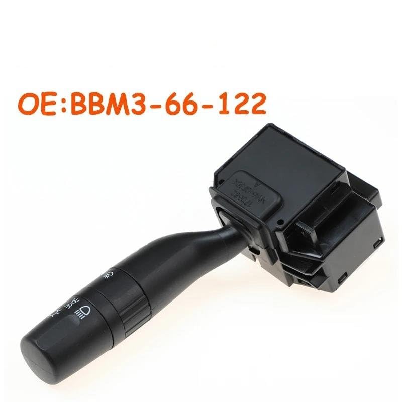 Indicator Light Switch Stalk for Mazda 3 2010-2013 2012 2011 Fog Lamp Steering Column Switch Car Turn Signal Light Switch BBM3-66-122 BBM366122 Indicator Stalk Switch