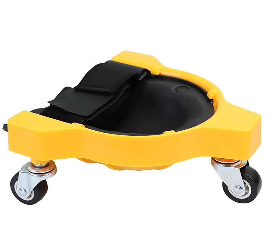 Luminexia Genouillères roulantes pour Le Travail,Genouillères économes en Main-d'œuvre avec Roue et Sangle réglable,genouillère pour Peinture/réparation et Entretien automatiques
