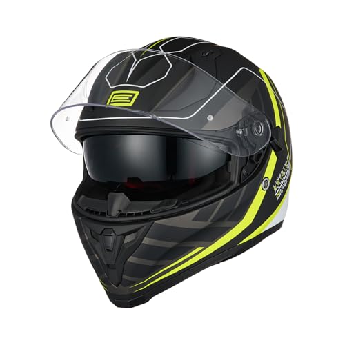 ORIGINE Casco Integrale per Moto da Strada con Doppia Visiera