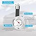 Sylvil Tire Pressure Gauge for Cars, 10-100 PSI Mechanical Tire Air Pressure Tester, Accurate Digital Easy Read Tire Pressure Meter Tool, Universal Car Accessories for Motorcycle Truck