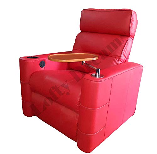 Image of Recliner Sofa Electric Single seat Chair in Leatherette with 5 Years Warranty Power Reclining Couch Modern & Stylish Living Room Automatic recliners Comfy Lumbar Support for Sleep