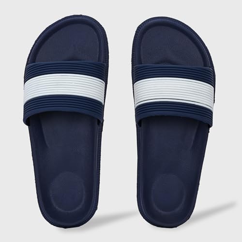 Image of Centrino Slides for Men | Comfortable & Stylish with Soft Insole | Trendy Design with Support Strap | Perfect for Spring Summer Travelling, Walking
