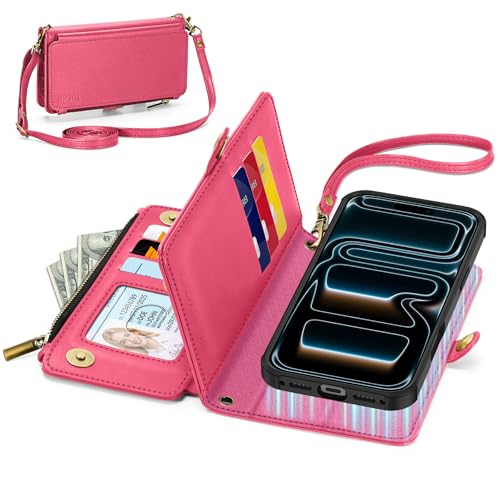 TUCCH iphone 17 Pro Ή P[X 蒠^ 2 in 1  6.3C` V_[ Xgbvt O e RFIDubLO 9J[h|Pbg t@Xi[ | ΂ߊ| X^h@\ PU Ռz (2