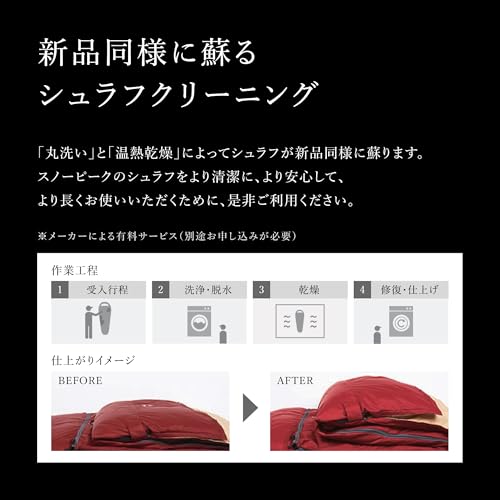 スノーピーク(snow peak) SSシングル 寝袋 防災 シュラフ 3シーズン対応 コンパクト収納 洗える寝袋 BD-105GY 8枚目
