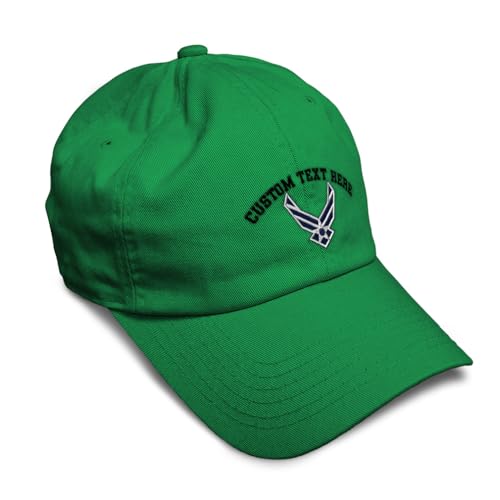 Image of Speedy Pros Soft Baseball Hat Embroidered Dad Hat Air Force Emblem Embroidery Men & Ladies Baseball Cap Cotton
