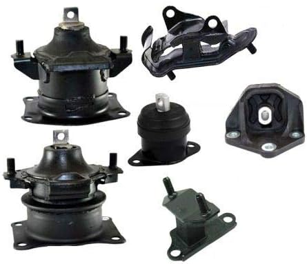 K0506 Fits 2003-2007 Honda Accord 3.0L AUTO Trans Motor & Trans Mount Set 6PCS : A4526HY, A4517, A4527HY, A4524, A4544, A4525
