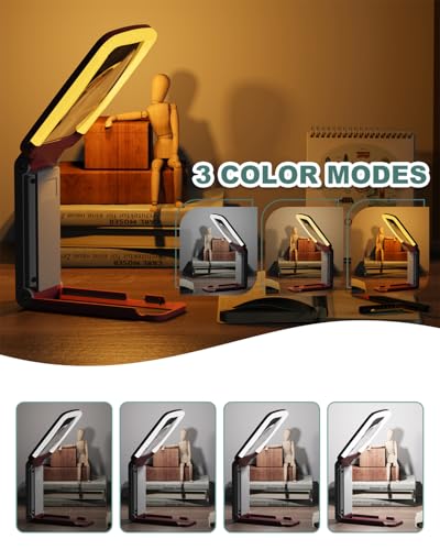 Loupe x10 avec lumière 3 modes de couleur et intensité variable pour lire - 6