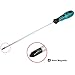 uxcell #1 Phillips Screwdriver 10 Inch Round Shaft Non Slip Comfortable Handle
