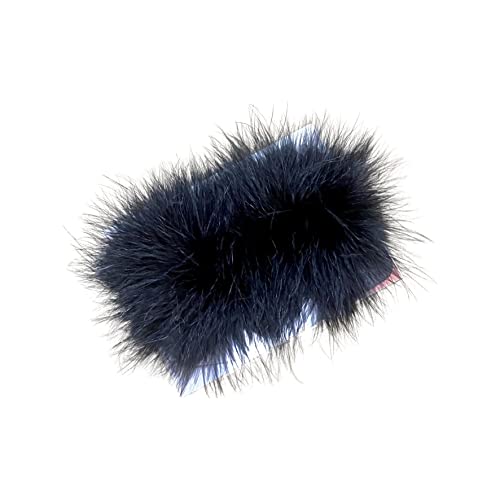 Detachable Black Feather Pom Pom Shoe Clips Set Of 2 #TOP2