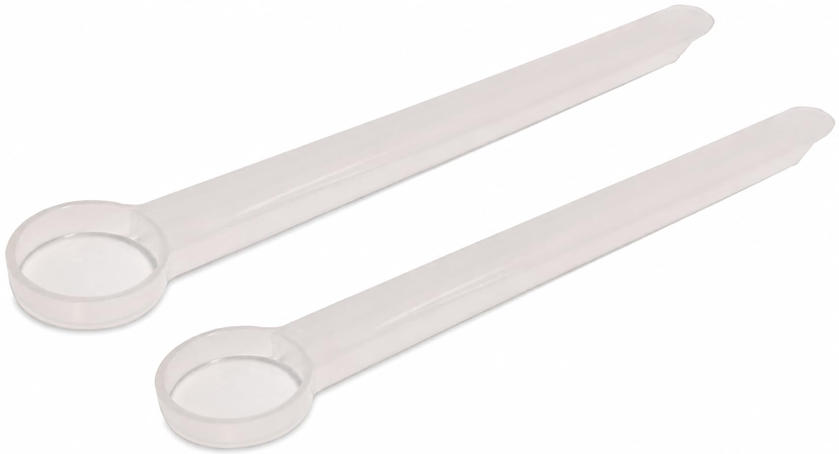 1 mL (1 CC) Long Handle Plastic Measuring Spoon for Coffee, Protein Powder, Pet Food, Spices, Grains, Dry Goods – Food-Grade BPA-Free (Pack of 2)