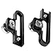 Demeras C Caliper Adapter Brakes, Parts 2Pcs Aluminum Alloy + Steel Screw for Road Bikes(Black)