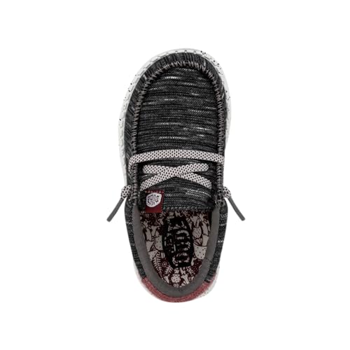 Image of HEYDUDE Wally Kids Jersey | Kids Shoes | Lace Up Loafers | Comfortable & Light-Weight