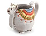 Dolly the Llama American Made Stoneware Pottery Coffee Mug, 14-oz