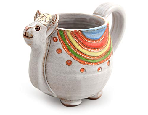 Taza de cerámica Dolly the Llama 14 oz miniatura 1