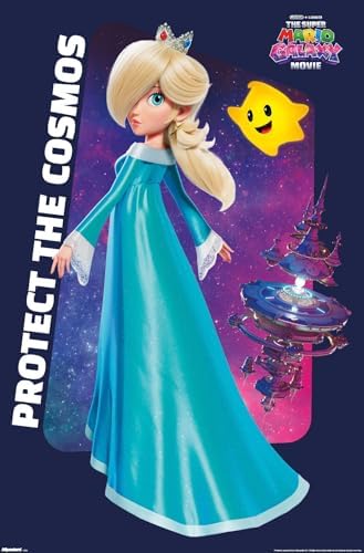 Nintendo The Super Mario Galaxy Movie (2026) - Rosalina Protect Wall Poster, 34L" x 22.4W", Premium Unframed Version