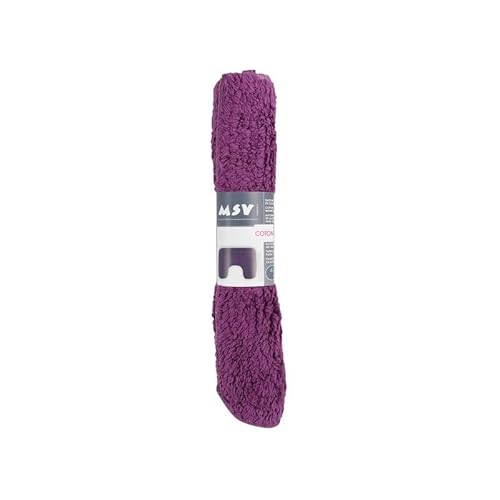 MSV WC-Waschbeckenmatte 45x35cm in violett, Plastik, 12 cm cm