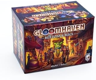 Cephalofair Games: Gloomhaven: Buttons & Bugs - A Solo Play Game W/Playstyle Similar to Gloomhaven in A Fraction of The Size, Ages 14+, 1 Player