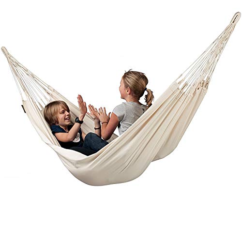 White Hammock 2 Person Double Deluxe Hammock Swing Net Chair Indoor Hanging Chair Hammock Swings