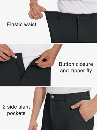 Tapata Men's 29/30/32/34 Inseam 4-Way Stretch Golf Joggers Slim Fit Regular Tall Athletic Sweatpants Casual Dress Pants4