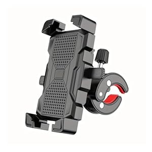 Alaceg Motorcycle Phone Mount Universal 360 Degree Rotation Bicycle Motorcycle Phone Holder Mobile Phone Navigation Bracket Gps Moto Phone Mount Motorbike Cellphone Mount 10 415mtn+2yol. sl500 . ss300