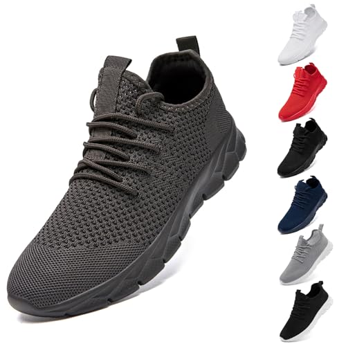Image of Oltyutc Men Women Tennis Shoes Comfortable Fashion Running Sneakers | Lightweight & Soft Sole, Breathable Mesh Upper, Unisex Daily Footwear, Ideal for Gym Workout Athletic Travel Work