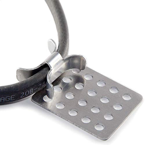 Heat Cable Roof Clip for Securing Ice Dam Heat Tape and Heat Cable to Roofs (25 Pack) (Aluminum)