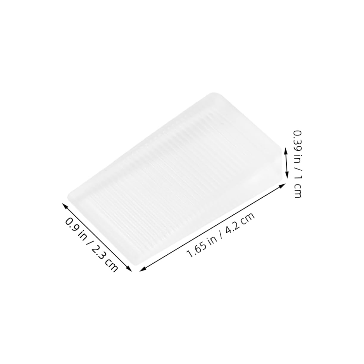 NAMOARLY Djustable Furniture Levelers 12pcs PVC Shims for Uneven Floors Door Stop Wedges Stabilizing Blocks Quick Install