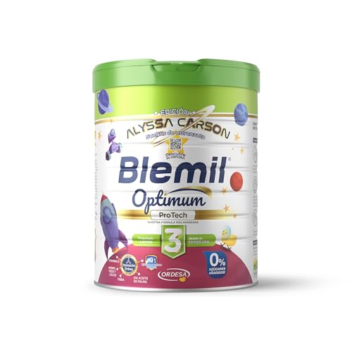 Blemil 3 Optimum ProTech | 800 g | Preparado Lácteo en polvo para Bebé desde 12 meses - Edición Especial Alyssa Carson