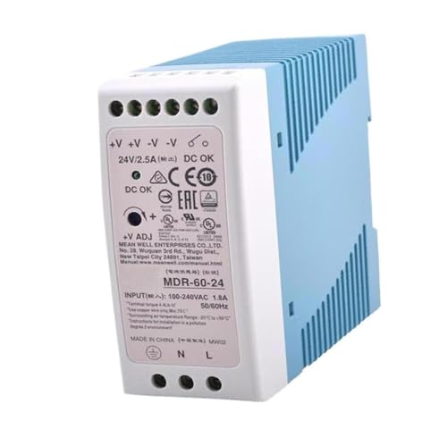 Image of MEAN WELL 60W24V Rail Type Switching Power Supply 2.5A Voltage Regulator Industrial Control PLC Sensor