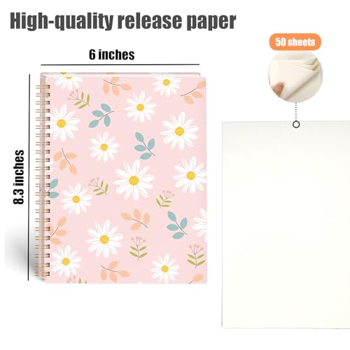 Koogel Livro de colecionar adesivos, álbum reutilizável para colecionar adesivos em branco, 50 folha