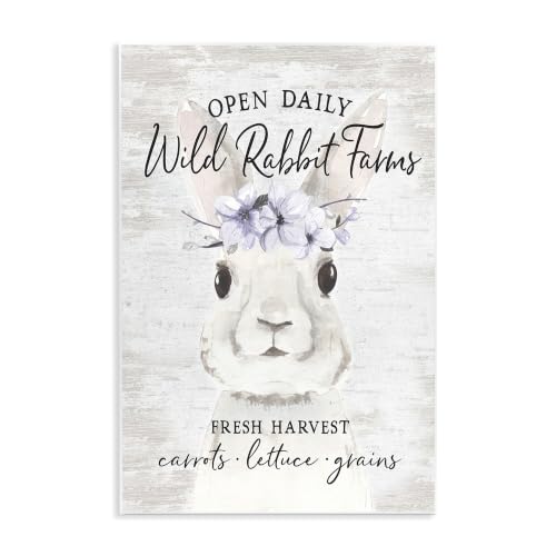 Wild Rabbit Farms Floral, 10 x 15 Inch Mounted Print on Wall Plaque
