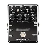 NUEVO A7K Preamplificador de bajo analógico Pedal de efectos de bajo Overdrive Compresor de preamplificador MICROTUBOS A7K