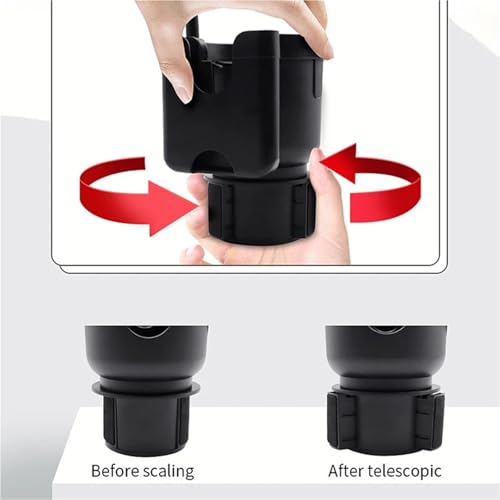 Support téléphone voiture et extenseur porte-gobelet 3 en 1