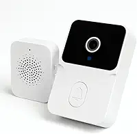 Campainha Inteligente Sem Fio com Câmera HD Visão Noturna e Áudio Bidirecional Conexão Wi-Fi Monitoramento em Tempo Real pelo Celular Alerta de Movimento e Segurança Residencial Premium