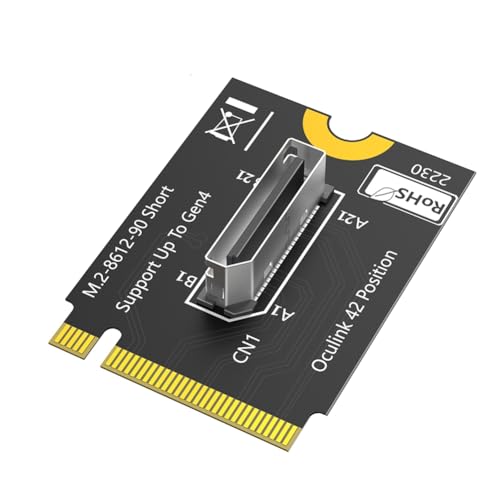 Albapilix M.2 NVME�L�[M ���� SFF-8612 �A�_�v�^�[�ANVMe PCI-E 4.0 X4 ���� OcuLink SFF-8612 4i �z�X�g�A�_�v�^�[ (SSD ����� EGPU B �p)