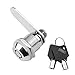 Baven 20 mm Serratura a Cilindro Serratura Tubolare a Camma per Cassetto, Serratura Cassetta Postale per Cassetta Postale, Cassetto, Armadietto, Armadio, Cassetta Postale