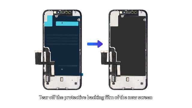 Ricambio APPLE iPhone 11 Classic Series Display LCD Touch Screen Vetro Schermo Monitor (Colore Nero