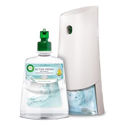 Air Wick Active Fresh Spray Automático Sin Aerosol - ambientador hogar con fragancia a Nenuco 2 veces más aceites esenciales hasta 70 días de duración