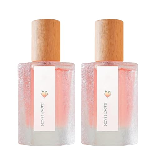 Perfume De MelocotóN Ahumado (50 Ml), Spray Fragancia Con Aroma A MelocotóN, Fragancia Fresca De Larga DuracióN Para Uso Diario,（Peach 2pcs）