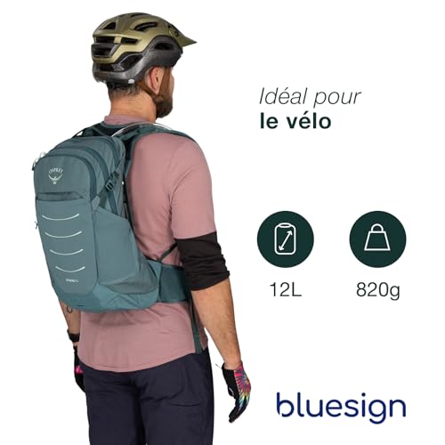 Sac à dos Osprey Syncro 12 unisexe ventilé pour le cyclisme et la randonnée active