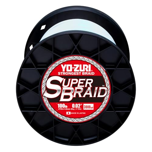 Tresse Yo-Zuri de 2744 m blanche évite les casses face aux gros poissons grâce à ses 45,4 kg