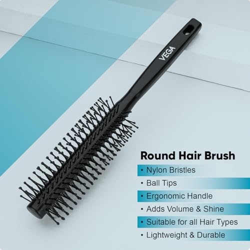 Vega Basic Collection Hair Brush - Round R3-RB 1 Pcs