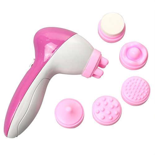 Demarkt 6 in 1 Women Face Wash Machine Skin Cleansing Cleaner Brush Set