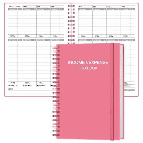 Heveboik Income & Expense Log Book - A5 Income and
